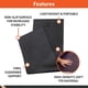 thumbnail image 3 of Matriz de Yoga y Fitness Body Sport Negro 1/4 Pulgada, 3 of 6