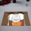 thumbnail image 2 of EREHome Ensemble de 4 Sets de Table Porte-Assiettes Dinde Drôle 12x18 Pouces, 2 of 5