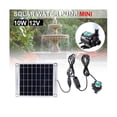 thumbnail image 3 of Mini bomba de agua solar 10w 12v Kit de panel solar sin escobillas para decoración de jardín, piscina y agua de peces, 3 of 4