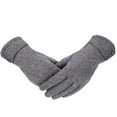 thumbnail image 4 of 2 Pairs Womens Touchscreen Gloves Winter Warm Thermal Soft Lined Thick Texting Gloves Windproof Driving Gloves for Ladies Girls, 4 of 9