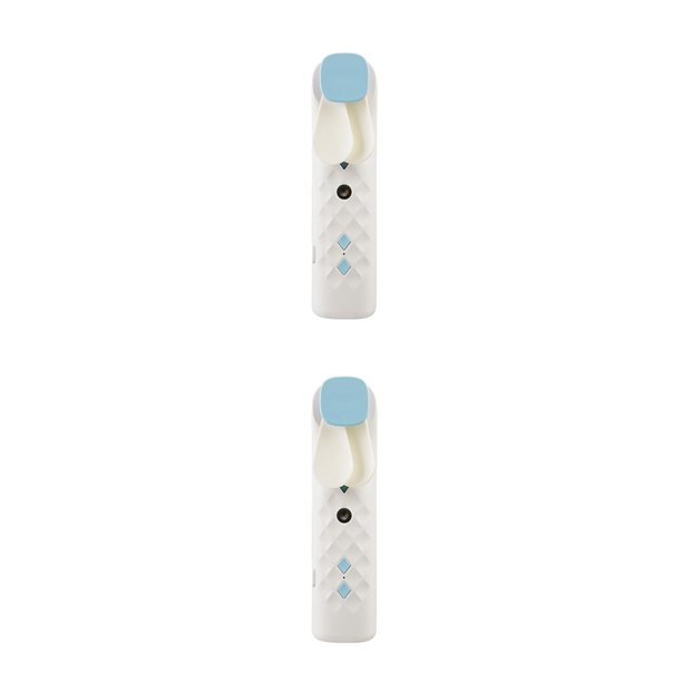 Ounissouiy Ventilador portátil Humidificador de niebla de mano Dispositivo de enfriamiento electrónico Oficina Blanco 2Conjunto
