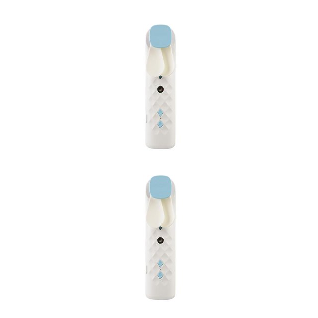 Moyic Ventilador portátil Humidificador de vapor ajustable de mano Refrigeración conmutable Blanco 2Conjunto