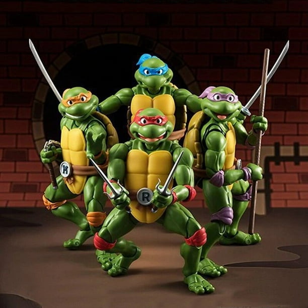 Cubos De Compresión Para Viaje Shf Figuras De Acciu00f3n De Tortugas Ninja  Mutant Adolcent, De 16cm Juguete, Da Vinci, Raphael, Donatello,  Michelangelo, Tatuas Mu00f3vil, Modelo Organizador De Maletas De Viaje, image size:612x612