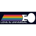 thumbnail image 2 of Men's Star Trek: The Next Generation Enterprise Love is Universal  Graphic Tee Navy Blue Medium, 2 of 5