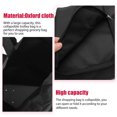 thumbnail image 2 of OULII Grocery Tote with Wheels Foldable Cart Black 1Set, 2 of 8
