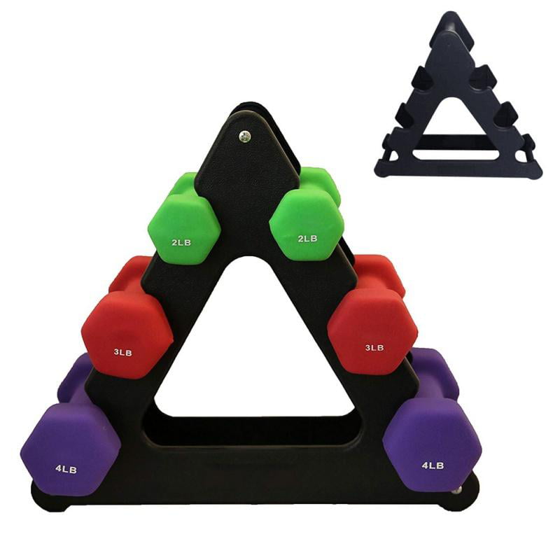Dumbbell Storage Rack Fitness Rubber Dumbbell Stand Durable Gym Dumbbell Rack Stand for Multilevel Hand Weight Tower Stand for Gym Organization