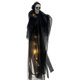 thumbnail image 1 of Fantasma colgante de Halloween, calavera luminosa con ropa negra, decoraciones de Halloween, ropa ondeante para exteriores, accesorios de ambiente de terror embrujado para patio, jardín, baúl, suminis, 1 of 6