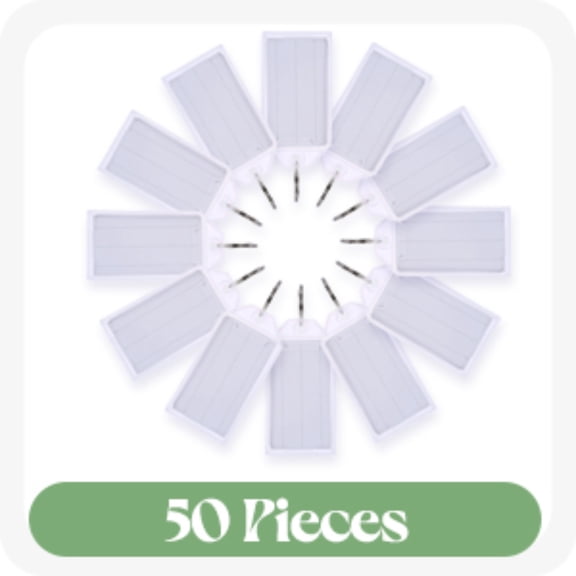 50 Pieces Key Tags 2 Inch Plastic Key Chain Tags with Blank Paper Labels Clear Windows Protective Films and Split Rings Item Identifiers