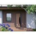 thumbnail image 4 of Front Exterior Prehung Steel Door / Ronex 1077 Teak / Entry Metal Modern Painted W36x96 Left-hand, 4 of 6