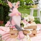 thumbnail image 4 of Conejo de Pascua de peluche | Muñeco sentado de patas largas para la decoración de la habitación infantil | Decoración de Pascua de tela suave de algodón para el hogar, mesa, sofá, chimenea, 4 of 9