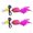 Pink, variant on NEXAVKPR Elastic Hanging Mouse Cats Toy 2Pieces Squeaky Sound Cats Plush Mouse Toy Engaging Door Frame Entertainment Cats Teaser Toy