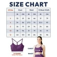 thumbnail image 4 of Nirlon Y Back Adjustable Sports Bras For Women - Nirlux Camisole Sports Bra, Stretchy Womens Tops Soft Workout Tops For Women (Purple, 6), 4 of 6