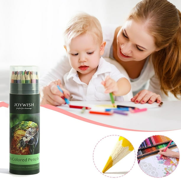 36PCS Colors Pencil Set Oily Colored Painting Pens Oil-based Colored Pencil Painting Colored Pencil
