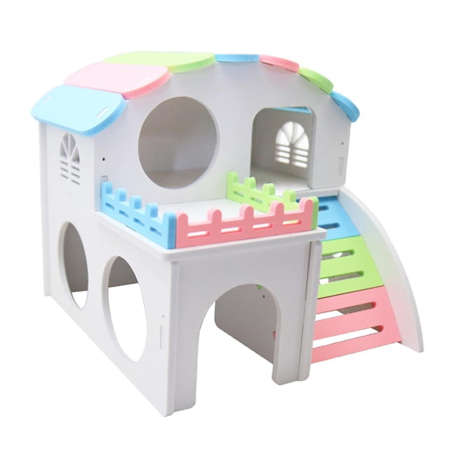 Casa Para Hámster, Escondite Para Animales Peque?os, Minicaba?a, Jaula Para Hámster Sunnimix Hamster Hideout Hut