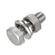 thumbnail image 5 of Uxcell M10 x 25mm 304 Tornillos de Acero Inoxidable Hexagonales, Tuercas, Kits de Arandelas Planas y de Bloqueo 8 Juegos, 5 of 5
