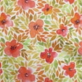 thumbnail image 1 of oneOone Polyester Spandex Orange Fabric Florals Sewing Craft Projects Fabric Prints By Yard 56 Inch Wide, 1 of 4