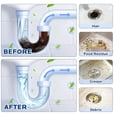 thumbnail image 3 of Enzyme Drain Cleaner, 110g Foaming Pipe Unclogger for Toilets, Sinks & Showers, Breaks Down Hair, Grease, Paper & Food Waste, Controls Foul Odors, Safe for Septic Tanks, 3 of 9
