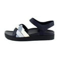 thumbnail image 2 of Vionic Rosa Women's Sandals Navy Multi Leather Size 9.5 W, 2 of 8
