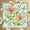 Color 4, variant on Mahjong Mat 31.5" x 31.5" Winter Ski Resort Snowy Mountains Skiers Scenic Landscape Non-Slip Noise Reduction American Mahjong Tiles Table Cover for Dominoes Poker Card Board Games Gift