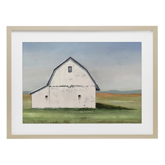 Stupell Industries Weathered and Wise Barn Birch Framed Print Under Glass, design by Max Maxx