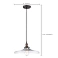 thumbnail image 2 of Nuvo 60-5507 - Vintage - 1 Light Pendant w/Clear Glass - Vintage Lamp Included, 2 of 2