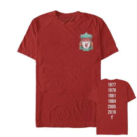 Liverpool Fc Home Shirt - Liverpool Football Club Men's Bird Shield 2019 Winners T-Shirt