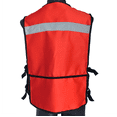 thumbnail image 4 of Chaleco Industrial Brigadista Con Reflejante Textil Costados Abiertos, 4 of 4