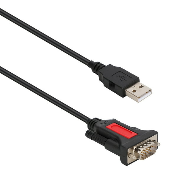 Cable de Serie de Informora, Enchufe y reproduce el cable de la impresora usb al cable del conector de la impresora del cable 232, negro rojo para el módem para el adaptador de