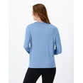 thumbnail image 4 of Hanes Sport Cool DRI Women's Performance Long Sleeve T-Shirt Light Blue L, 4 of 7