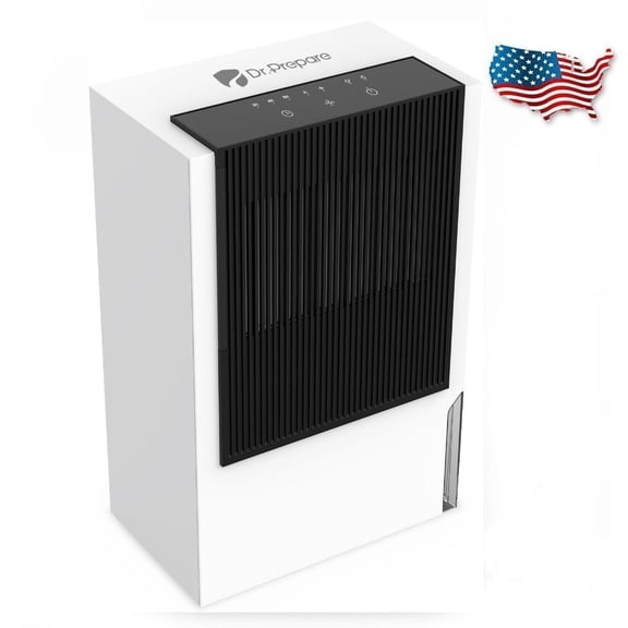 1250 Sq Ft 3L Dehumidifier for Basement Home Large Medium Room w/ Drain Hose