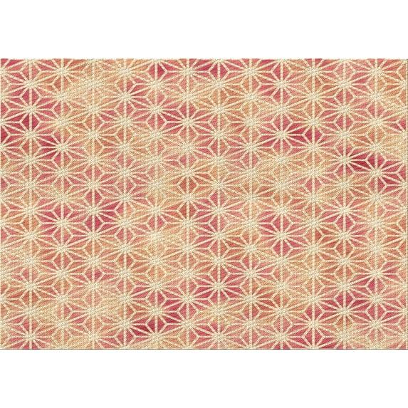 Ahgly Company Indoor Rectangle Patterned Khaki Gold Area Rugs, 6' x 9'
