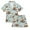 Cute Otters in Various Poses, variant on Silky Satin Kids' Pajama Set Breathable & Smooth Unisex Button-Down Pajamas Cute Otter Pattern