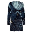 thumbnail image 5 of Pisexur Womens Open Front Cardigans Sweaters Lightweight Floral Long Sleeve Loose Outerwear Soft Knit Sweaters Coat with Pockets, 5 of 5