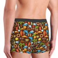thumbnail image 3 of Uemuo Cute Beach Dolphin Pattern Men's Boxer Briefs,Trunk Anti-Chafing,Comfortable, Durable, and Stylish Underwear-, 3 of 9