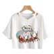 thumbnail image 1 of Ropa de Navidad, camiseta de reno, leopardo, árbol, Tops cortos de Feliz Navidad, camiseta de Harajuku gótico para mujer, camiseta de Año Nuevo, 1 of 4