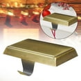 thumbnail image 4 of Soportes para calcetines navideños/perchas para calcetines de chimenea/de pie/Bases para soportes de calcetines para estante del hogar/decoración , oro, 4 of 7