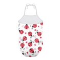 thumbnail image 2 of FOR U DESIGNS Soft One Piece Bathing Suit Size 7-8 Years Adorable Ladybug Off Shoulder Summer Beach Swimwear for Girls Novelty Summer Swimsuit, 2 of 6