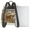 thumbnail image 3 of Balery Train Mochila de Cuero para Mujeres, Gran Capacidad, Bolsa de Viaje Multifuncional, Mochila de Cuero y Bolsa de Hombro para Mujeres, 3 of 4