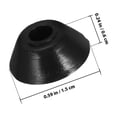 thumbnail image 2 of BESTYASH 100Pcs Furniture Pads Black Nail on Chair Leg Glides for Hardwood Carpet and Vinyl Floors, 2 of 6