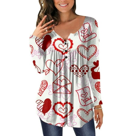 

Zedker Womens Fall Fashion 2022 Cute Shirts for Women Women s Fashion Printed Loose T-Shirt Long Sleeves Blouse Round Neck Casual Tops
