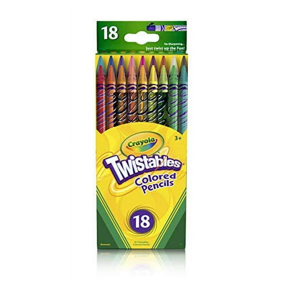 Crayola Twistable Colored Penci, 18 Count, 3 Pack