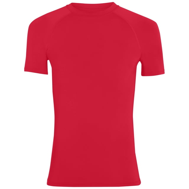 Camiseta de compresión Ropa deportiva Augusta Hyperform para adulto ROJA L