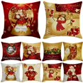 thumbnail image 5 of Christmas Cushion Cover Merry Christmas Decorations for Home 2024 Cristmas Ornament Navidad Noel Xmas Gifts Happy New Year 2025, 5 of 5