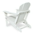 thumbnail image 5 of Westin Outdoor Braxton Folding Plastic Adirondack Chair, White, 5 of 5