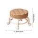 thumbnail image 3 of Taburete giratorio con ruedas de plástico para el hogar, taburete bajo para sala de estar, asiento móvil, taburete de plástico, 3 of 6