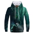 thumbnail image 3 of Sudadera con capucha de lobo juvenil para hombre, moda 3D, ropa de calle holgada con estampado de lobo, sudadera divertida de hip hop callejero con animales 2021, 3 of 5