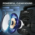 thumbnail image 2 of COBY Portable Bluetooth Speaker, Wireless PA System Mini Party Speaker with LED Lights, 2 of 6