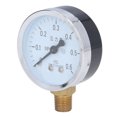 thumbnail image 3 of Manómetro de presión de 1/4 NPT, esfera transparente de alta precisión, caja de hierro, manómetro de agua del grifo para productos químicos de petróleo VoborMX herramienta, 3 of 8