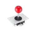 thumbnail image 1 of Palanca de control Joystick Interruptor Rocker de 4 vías Mango de bola roja Piezas DIY Juego clásico de competencia de lucha arcade, 1 of 4