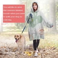 thumbnail image 4 of Wearable Oversized Blanket,Blue Boho Abstract and Plant Pattern Wearable Blanket Hoodie for Adults,Cozy Hooded Blankets with Super Pockets,Super Warm Fuzzy Pullover for Women & Men, 4 of 6